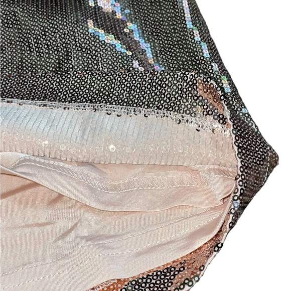 NWT - BB Dakota Women’s Sequined Rose Gold Skirt (Multiple Sizes, Polyester) - Picture 7 of 8